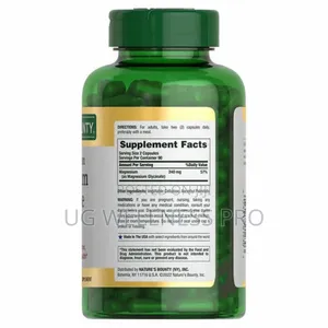 Nature's Bounty Magnesium Glycinate 240mg Capsules
