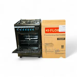 Florsa Full Gas Cooker - 4 Burner, 60x60cm, Auto Ignition
