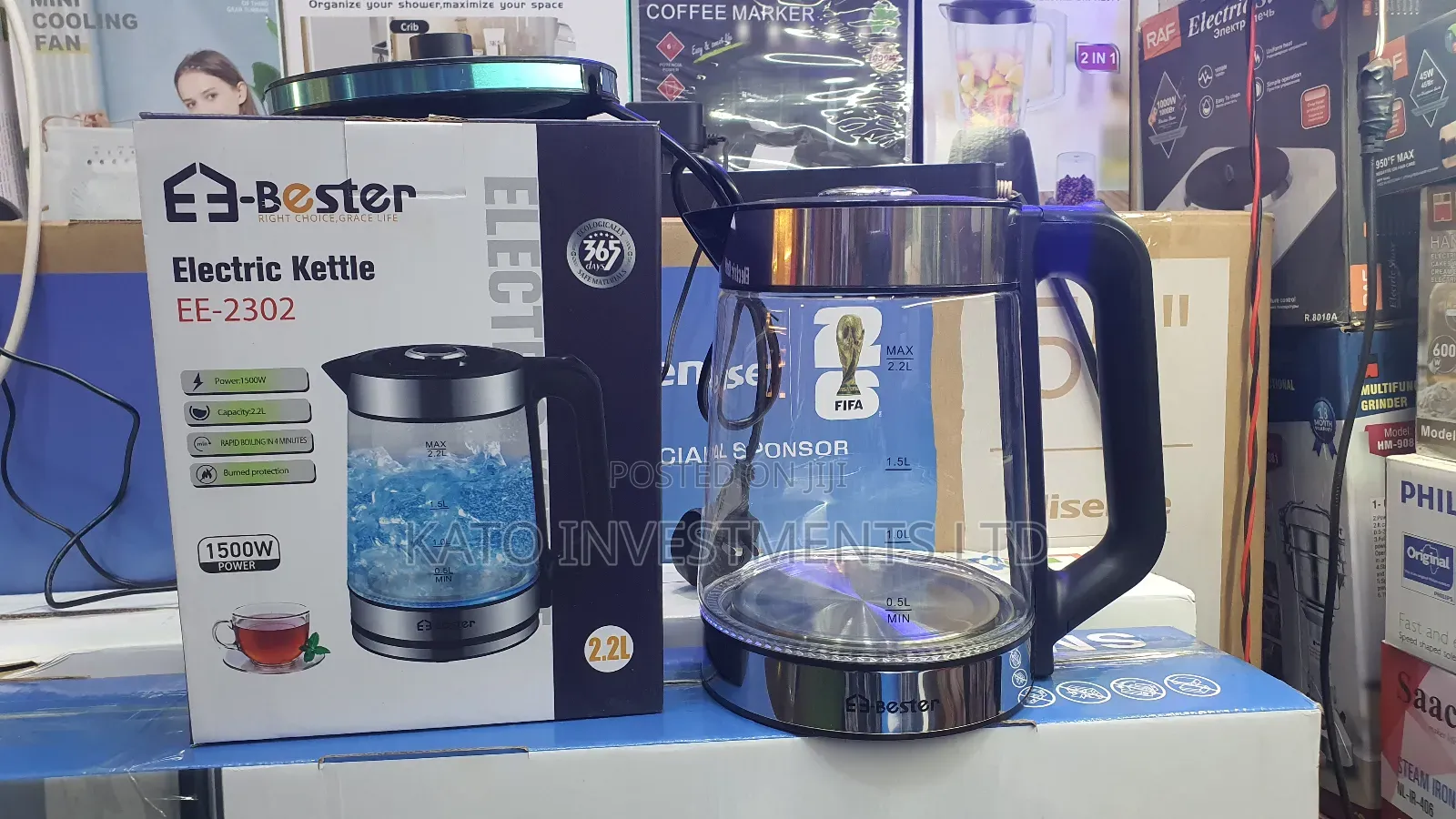Bester Glass Kettle 2.2l