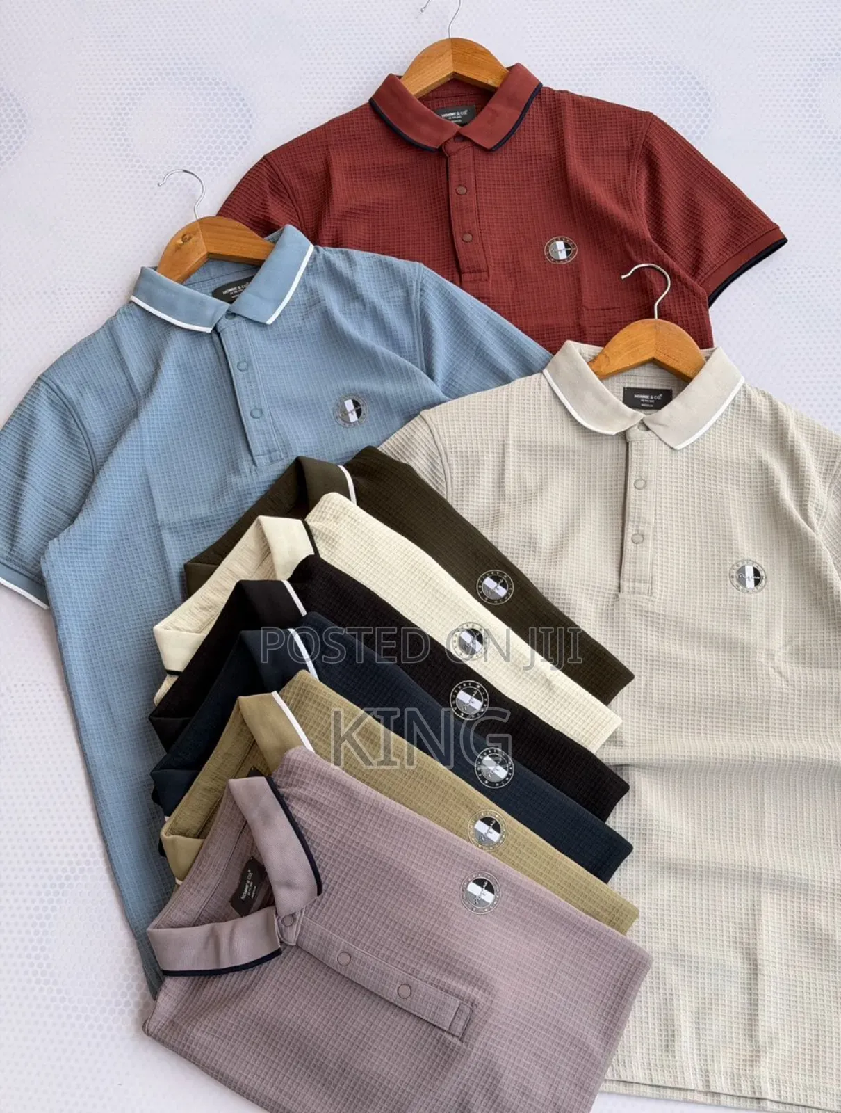Men's High-Density Collar Polo Shirts