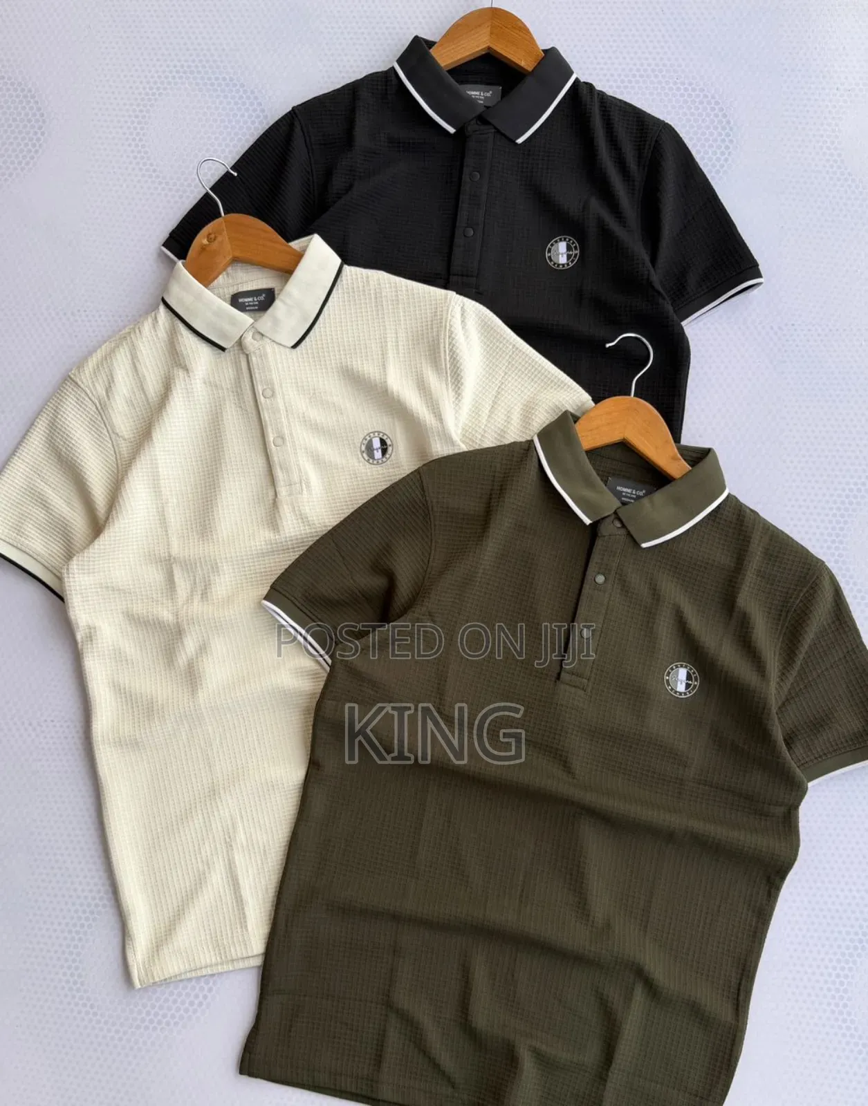 Men's High-Density Collar Polo Shirts