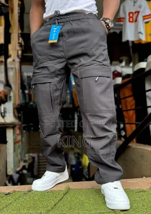 Men's Cargo Jogger Cargo Pants .