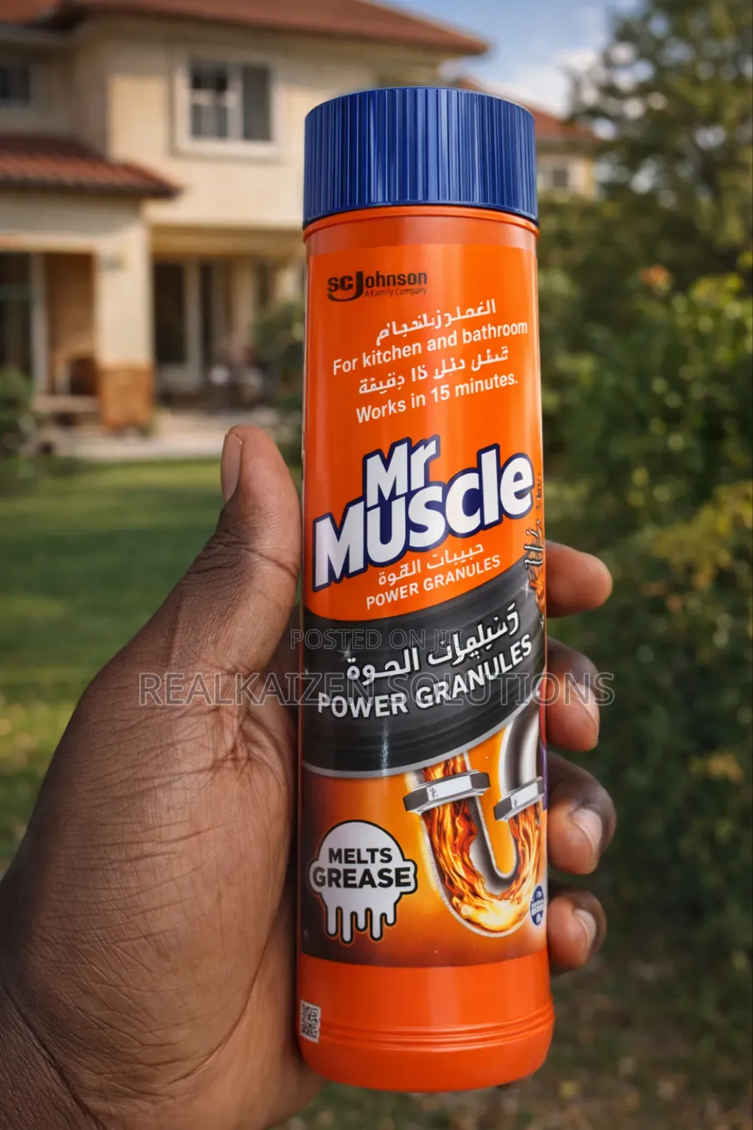 Mr Muscle Power Granules Drain Cleaner| Unblocks Kitchen| Bathroom