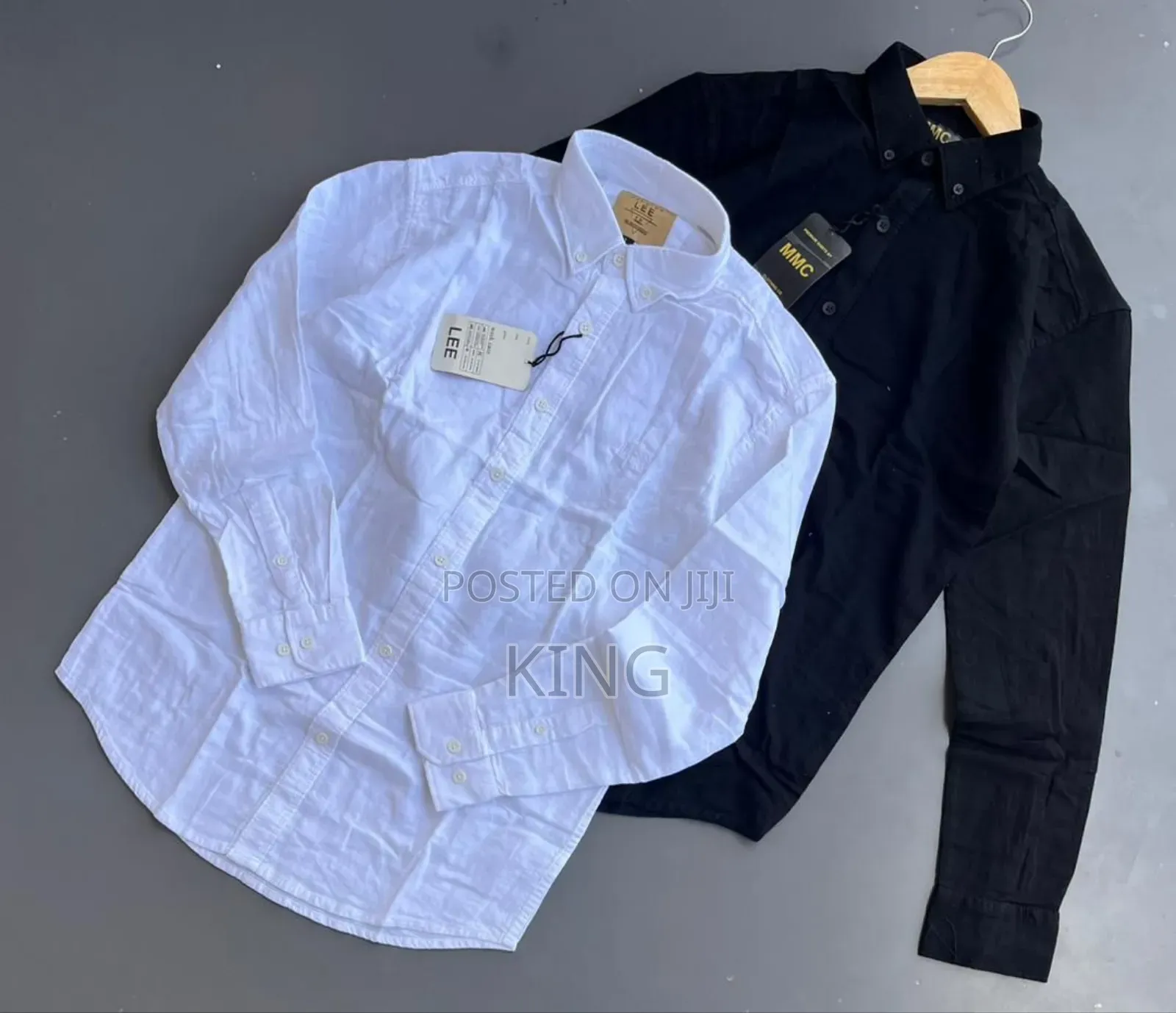 Men's Long-Sleeve Linen Shirt. Assorted Colours