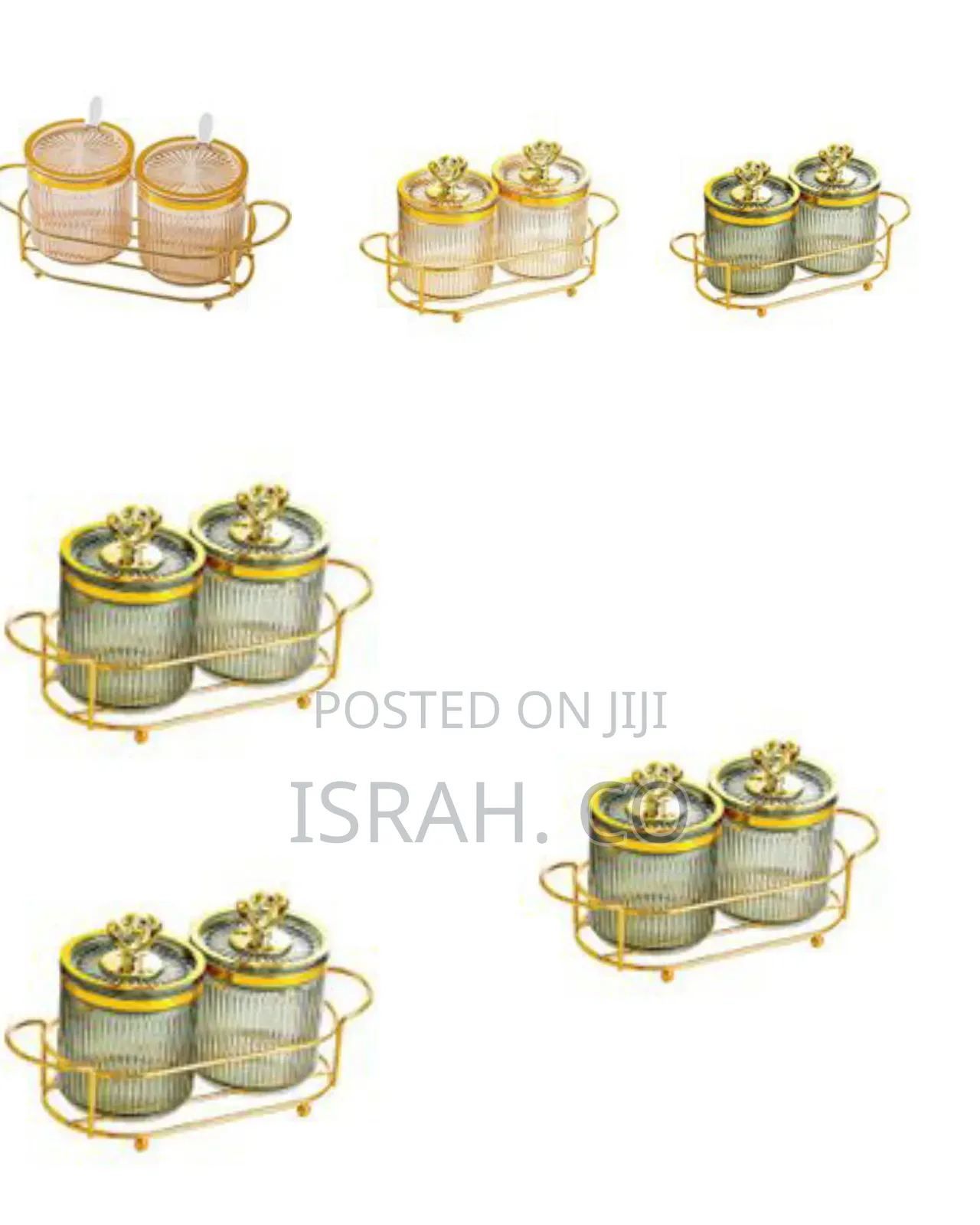 Acrylic Condiment Spice Jars,Condiment Spice Box With Lids And Spoon