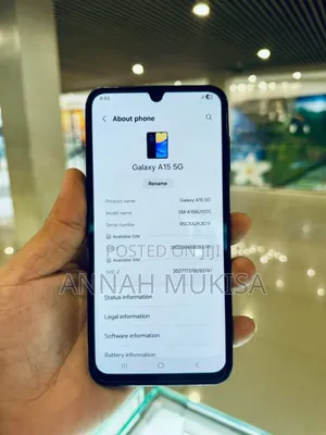 New Samsung Galaxy A15 5G 256 GB Black