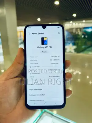New Samsung Galaxy A15 5G 256 GB Black