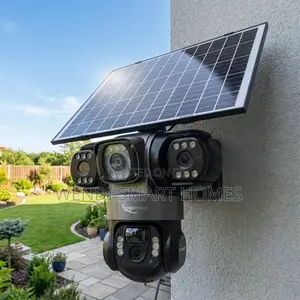 Tripple Lens 3 Screens CCTV Solar 4g Camera