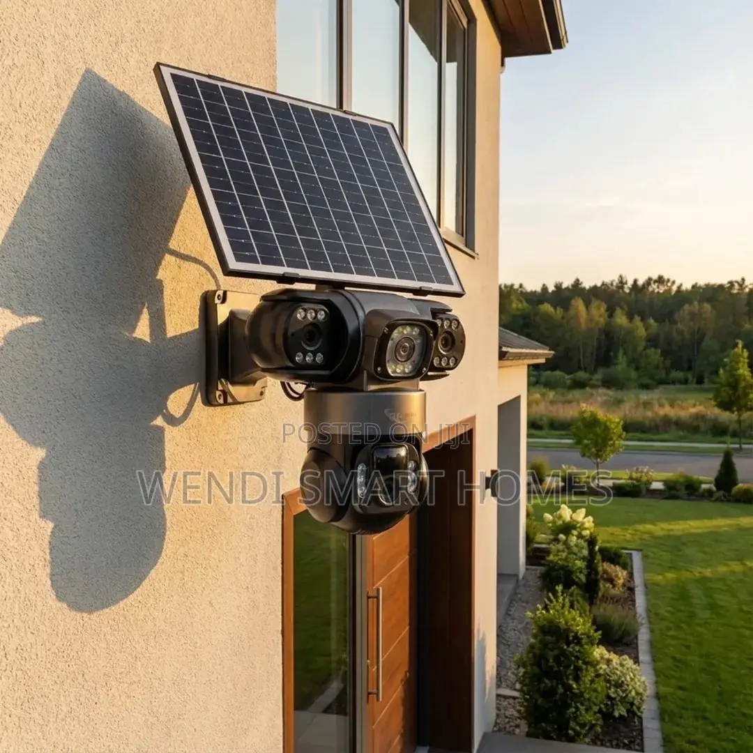 Tripple Lens 3 Screens CCTV Solar 4g Camera
