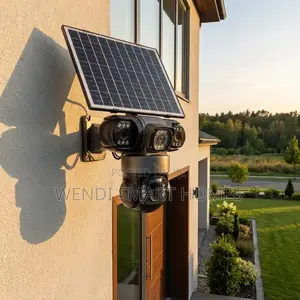 Tripple Lens 3 Screens CCTV Solar 4g Camera