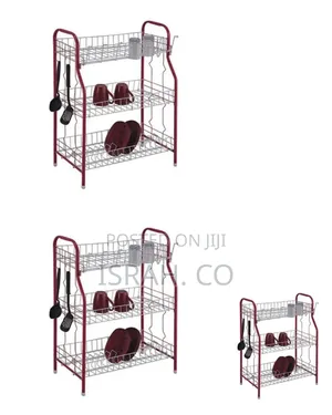 3 Tier Stainless Steel Dish Drainer