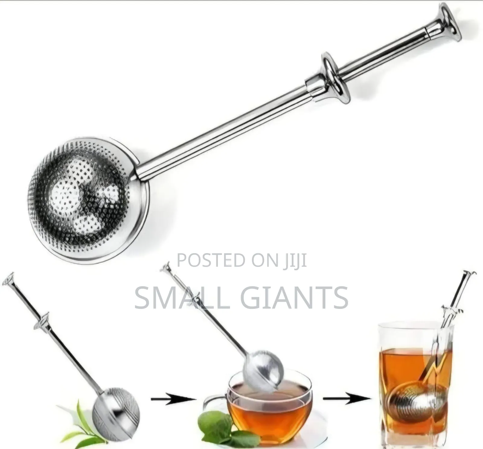 Stainless Steel Telescopic Tea Infuser or Strainer.