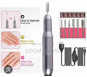Portable, All-in-One Electric Nail File