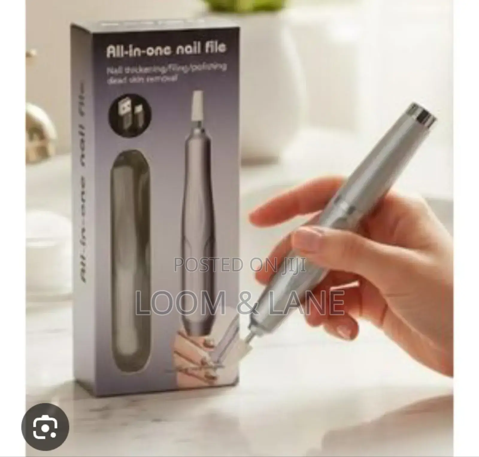 Portable, All-in-One Electric Nail File