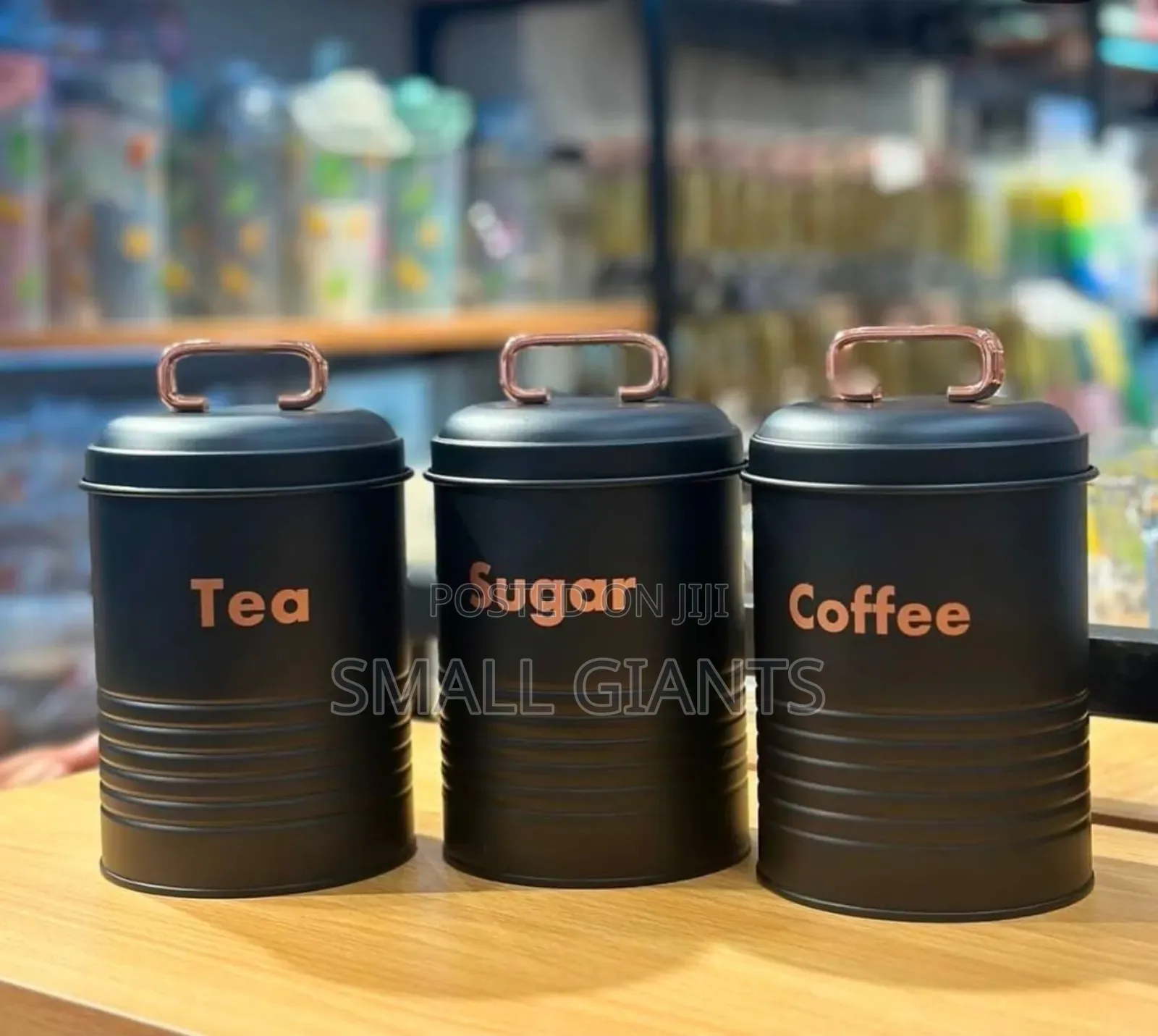 3pcs Kitchen Metallica Storage Canisters