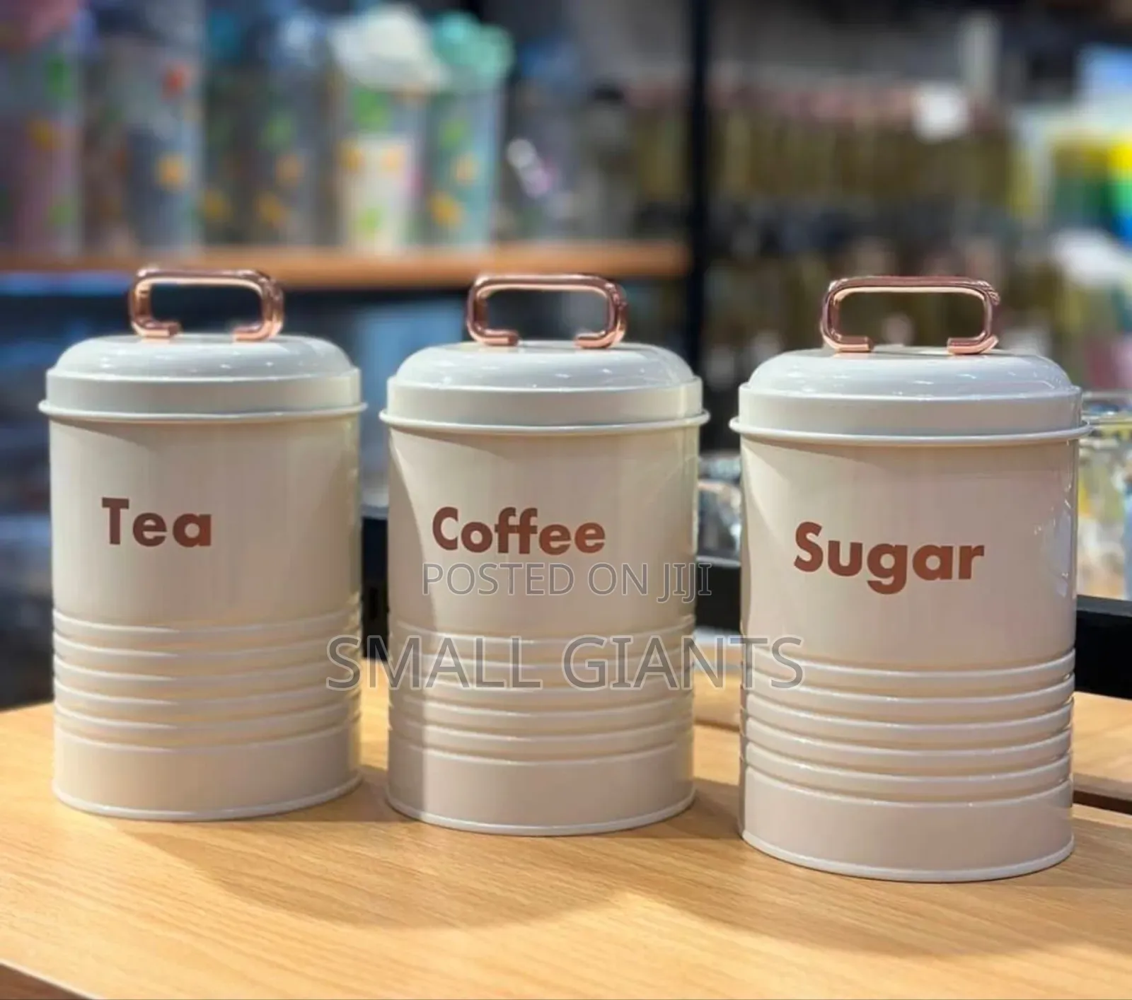 3pcs Kitchen Metallica Storage Canisters