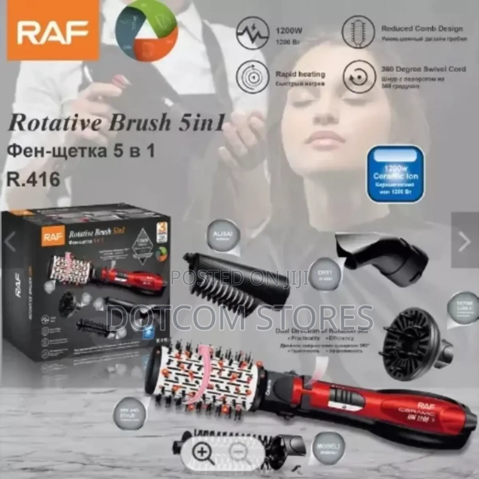 5 in 1 Raf Professional Hair Dryer