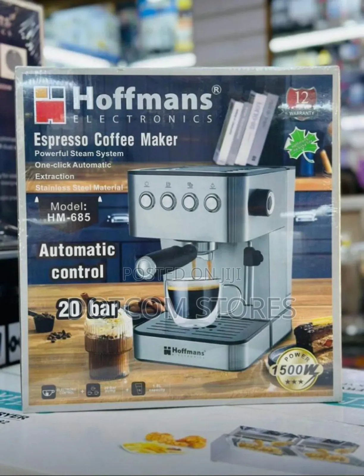 Hoffmans Electronics Espresso Coffee Maker (Model Hm-685).