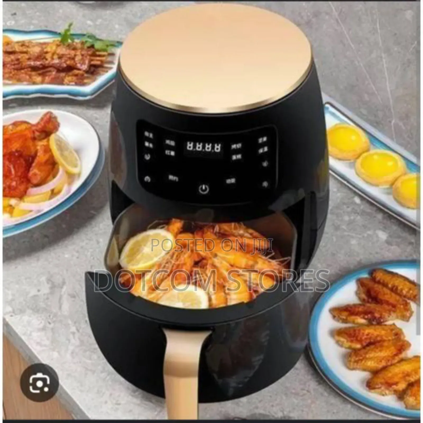 6l Smart Touch Screen Large Air Deep Fryer Capacity Electric Oven
