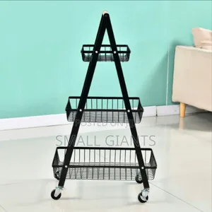 3-tier Multipurpose Rolling Sorage Trolley