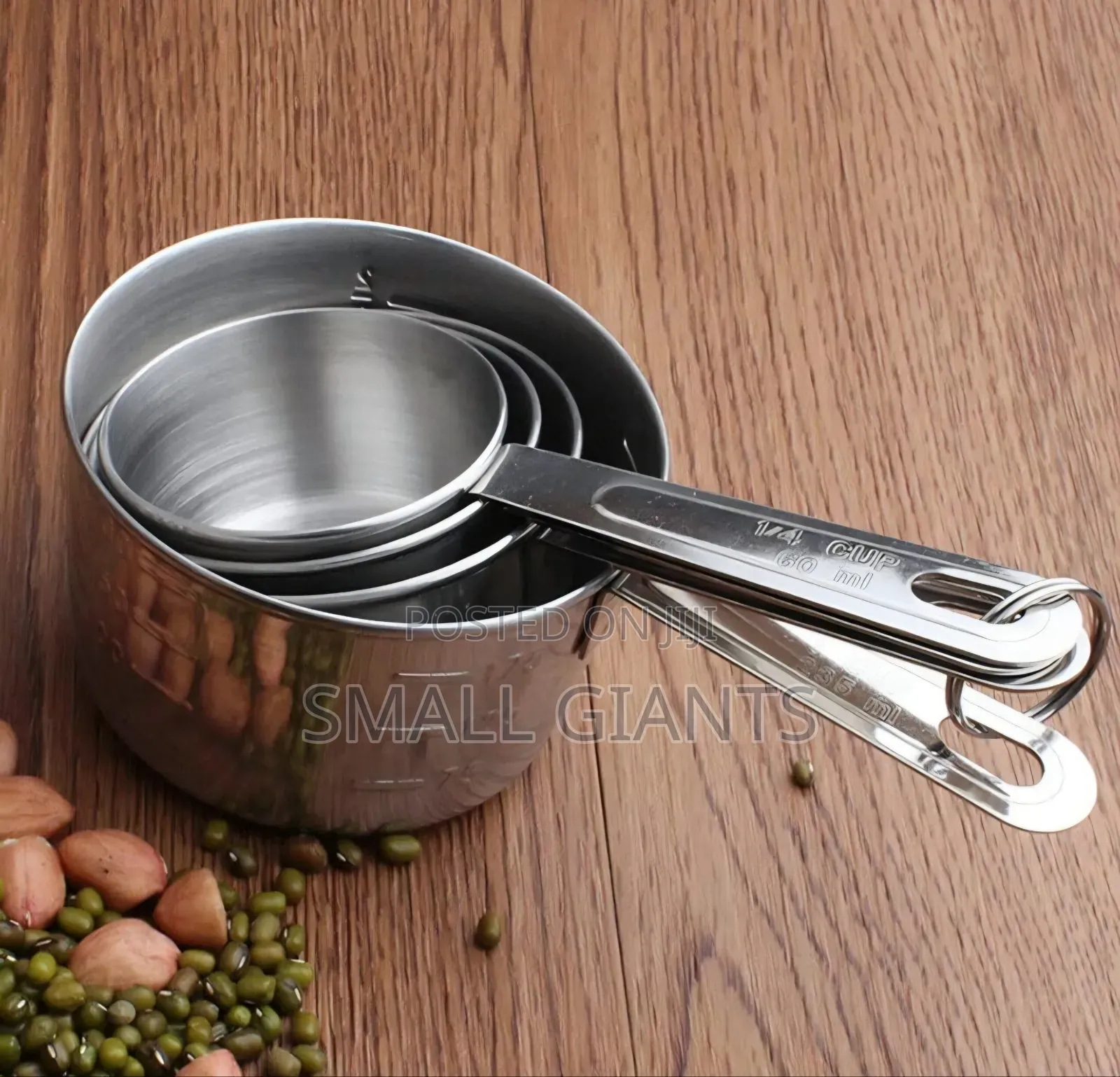 4pcs Stainless Steel Measuring Cups