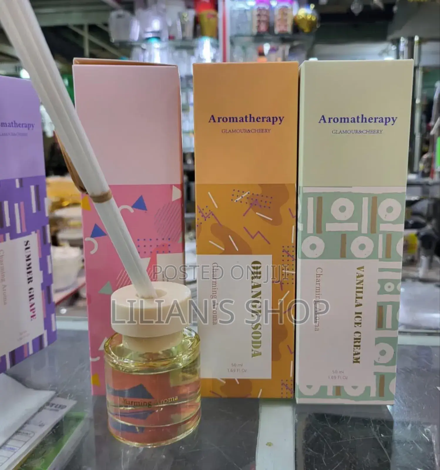 Glamour Cheery Aromatherapy Reed Diffuser Set
