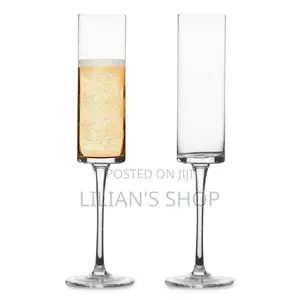 6pcs Utopia Lucent Level Champagne Flutes Glasses