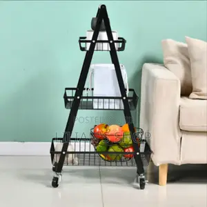 3-tier Multipurpose Rolling Storage Trolley