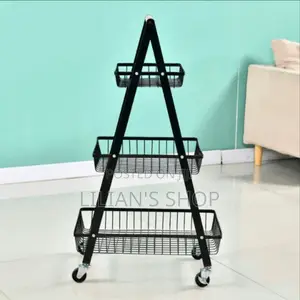 3-tier Multipurpose Rolling Storage Trolley