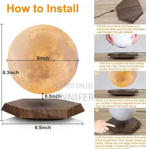 Levitating Moon Lamp.