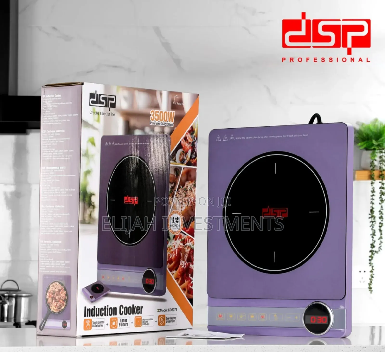DSP Smart Choice Pro Induction Cooker, Model Kd5075.