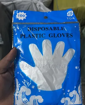 TDK 100pca Disposable Plastic Gloves