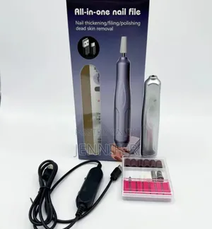 Portable, All-in-One Electric Nail File.