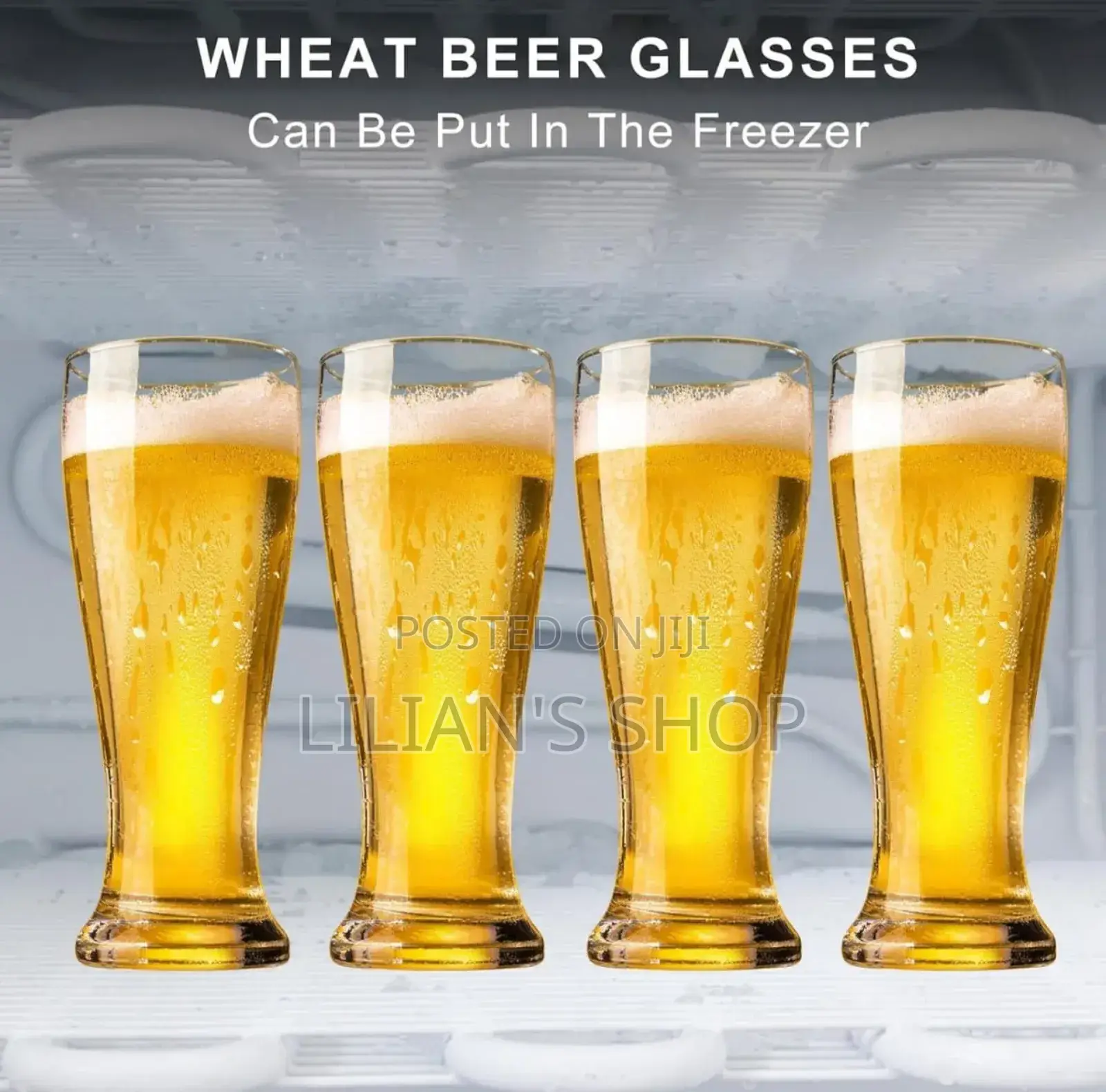 6pcs Pilsner Beer Glasses
