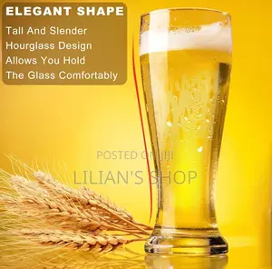 6pcs Pilsner Beer Glasses