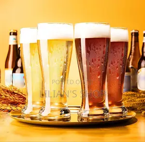 6pcs Pilsner Beer Glasses