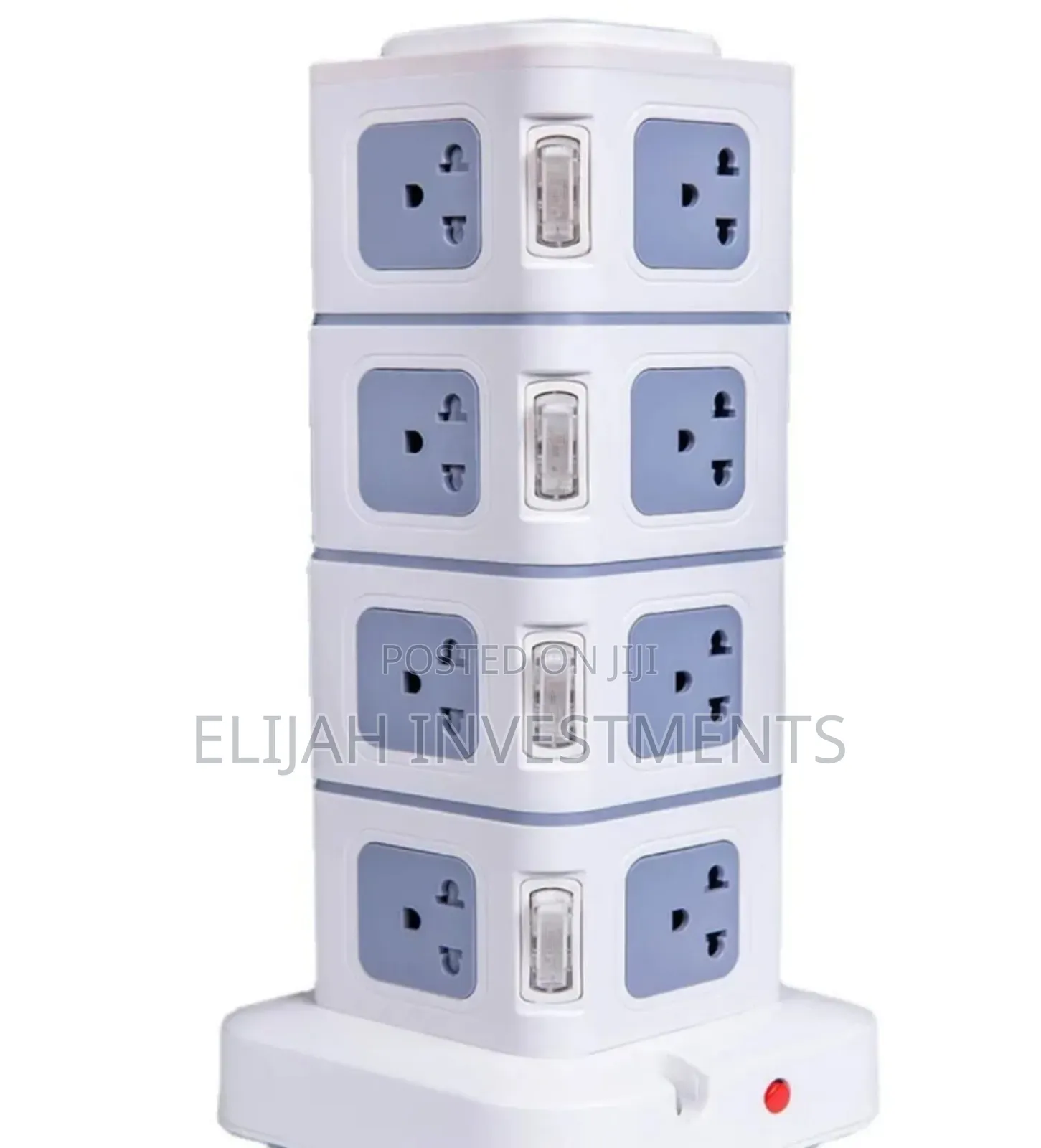 Vertical Tower Extension Lead With Multiple Sockets and Usb Ports.