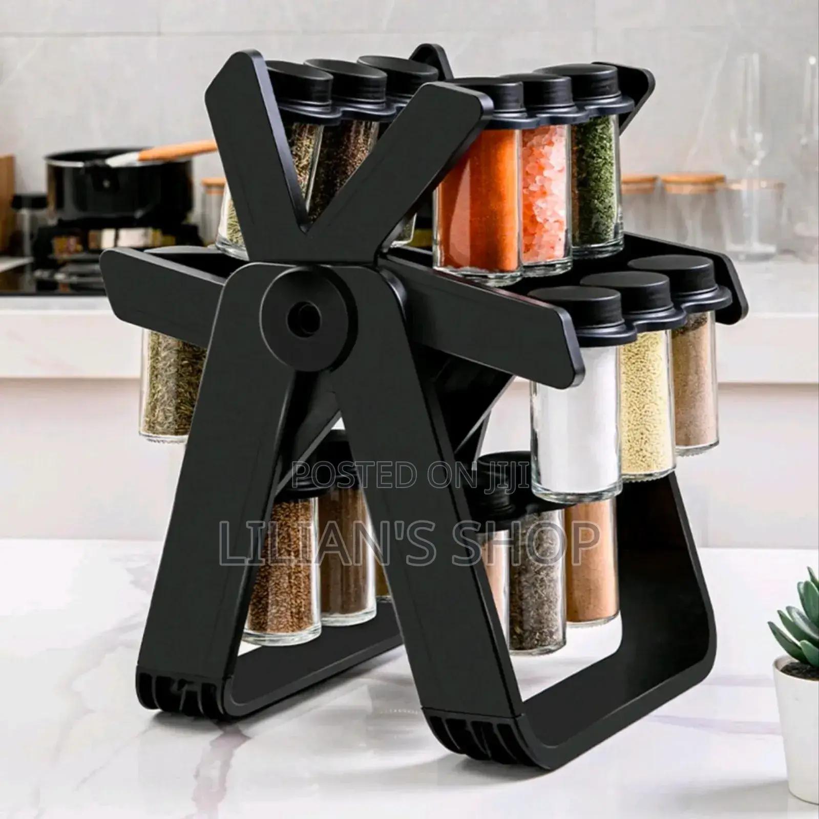 18-Jar Rotating Spice Rack
