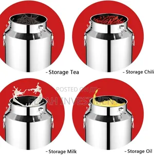 10 Litres Multifunctional Stainless Steel Airtight Milk Can