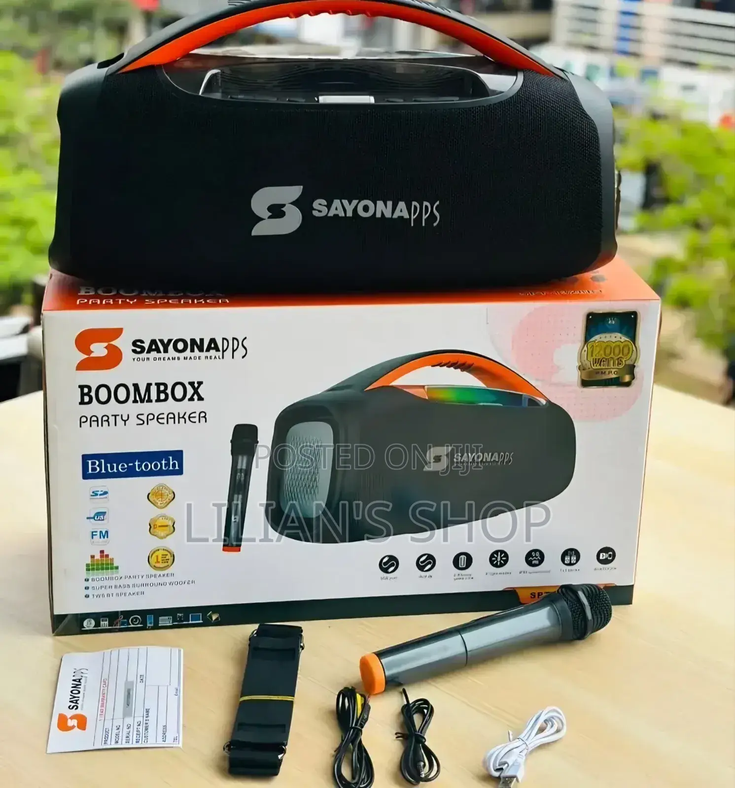 Sayona SPT-1328bt Boombox Party Speaker