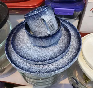 24-Piece Crafted Ceramic Dinner Set