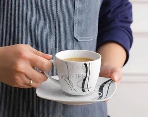 12piecea Veweet Fiona Porcelain Coffee Cups and Saucers.