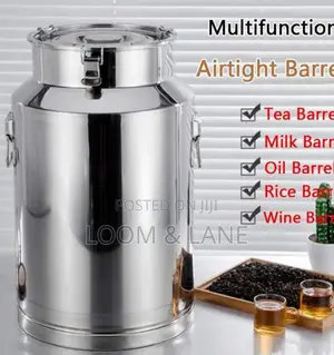10 Litres Multifunctional Stainless Steel Airtight Milk Can