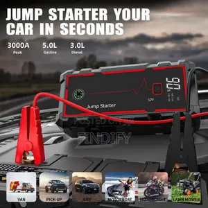 4 in 1 Car Jump Starter With Led Light Jump Starter Emergency Tool Kit