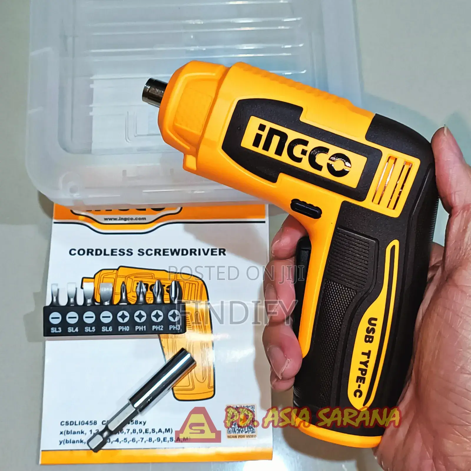 Ingco Tools Ingco Electric Screwdriver Cordless Screwdriver 4v Set