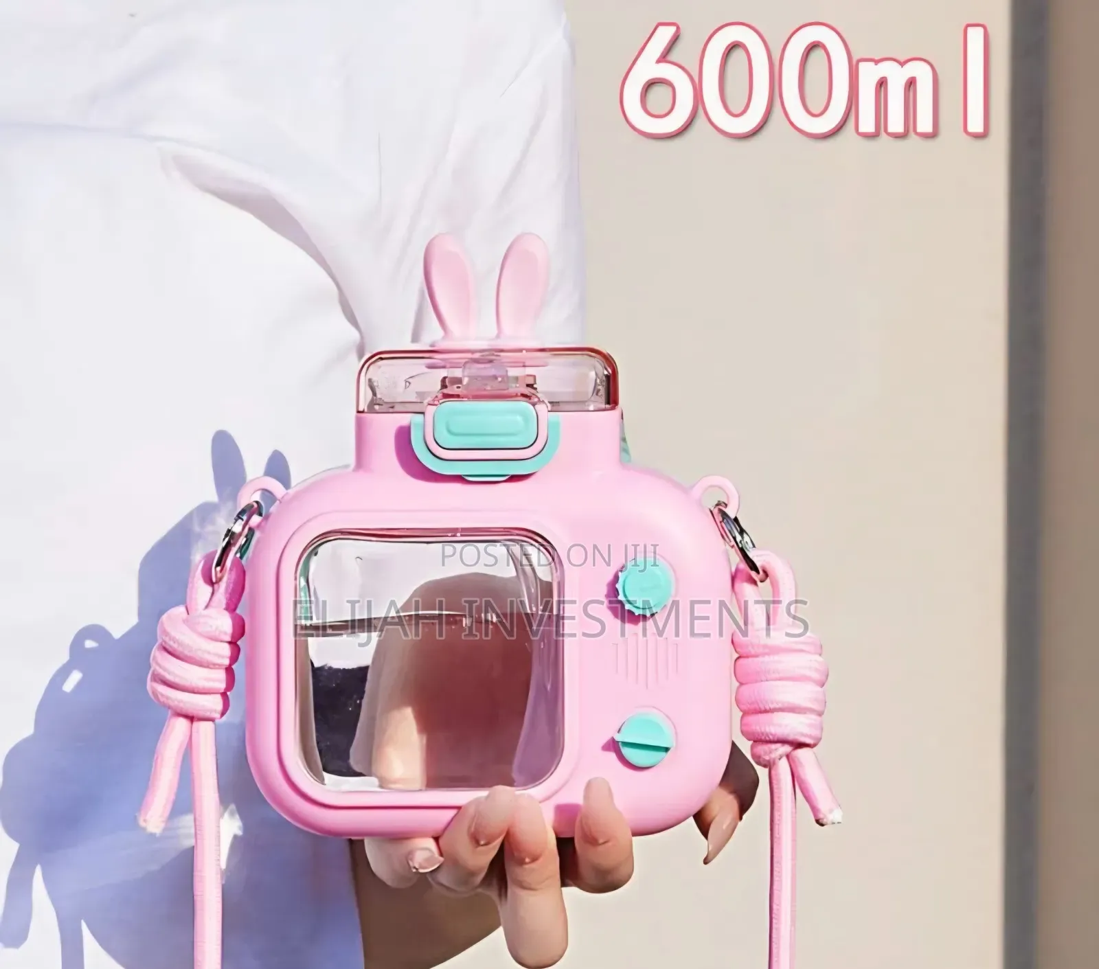 600ml Cartoon-Themed Tv Water Bottle