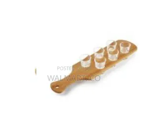 Serving Paddle With Shot Glasses Multicolor