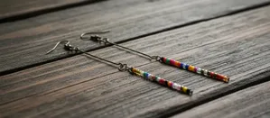 Brass Wire Earrings