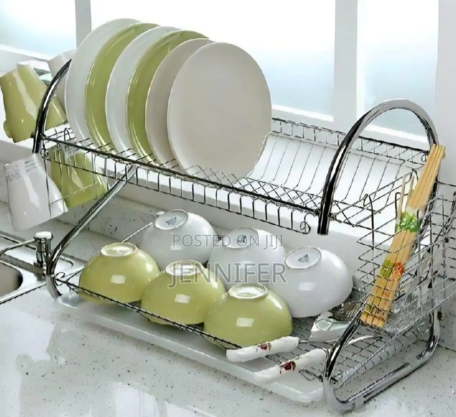 Stainless Steel Dish Drying Rack.