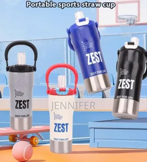 Zest for Life Portable Sports Straw Cups